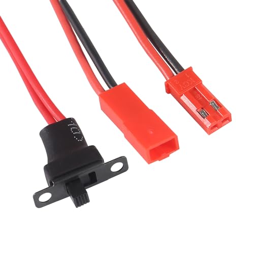 2Pcs 20A Brushed ESC Motor Speed RC 2KHz Forward Reverse Brush Brake 4.8V-8.4V Electric Speed Controller for DIY RC Car Truck Boat Remote Control
