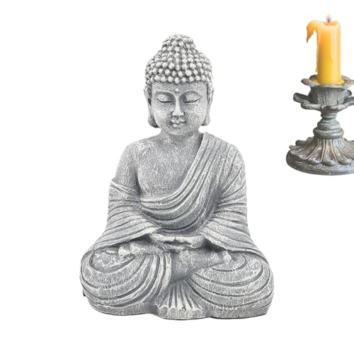 Crea uno spazio zen: infondi la tua casa o il tuo giardino con una tranquilla atmosfera zen con questa statua di Buddha. Lascia che sia un simbolo di pace e gioia nella tua vita. Perfetto per la meditazione e il relax