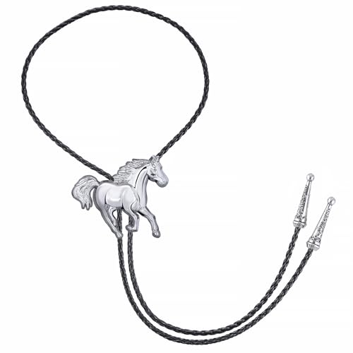 Image of Jeilwiy Bolo Tie for Men, Western Bolero Tie Cowboy Ties Native American Cowgirl Bolo Tie Accessories for Men Women
