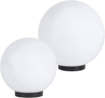 2er Set Kugelleuchten Kugel Ø 25 und 30 cm Kugellampen