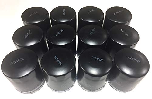 Pack of 12 Oil Filter for Kawasaki 49065-2057, 49065-2062, Tecumseh 36262,36563,36961