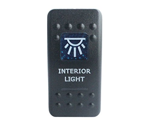 Bandc, interruttore a bilanciere, SPST: acceso