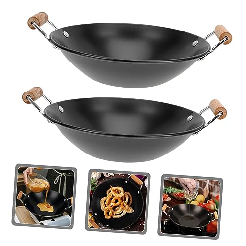 Set Wok de Acero Inoxidable Antidesbordante 2 piezas miniatura 4