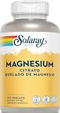 Solaray Magnesium Citrate 133mg | Magnesio | 180 VegCaps