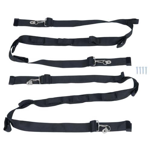 Support de canne à pêche de voiture en polyester pour SUV et monospace - Lot de 2 sangles