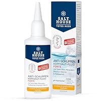 Salthouse Totes Meer Therapie Anti-Schuppen Kopfhaut-Fluid Forte, Leave-on-Pflege ohne Ausspülen, mit Teebaumöl, für schuppenanfällige Kopfhaut, vegan 75ml