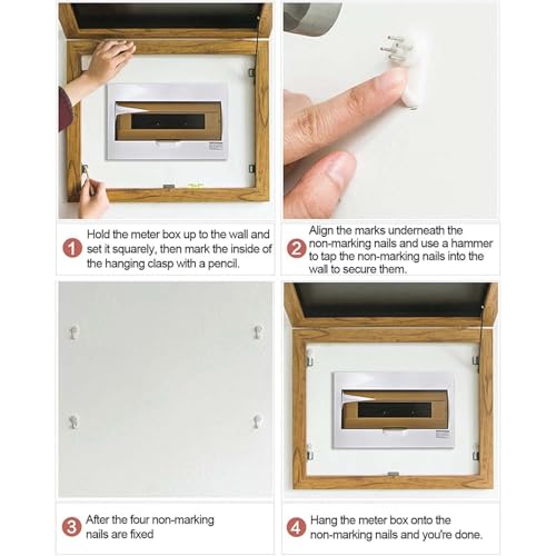 Boîtier de distribution décoratif pour compteur électrique d'intérieur