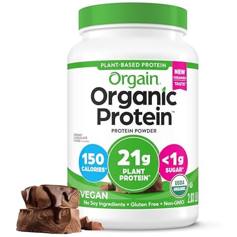 Orgain Organic Vegan Protein Powder, Creamy Chocolate Fudge Cover