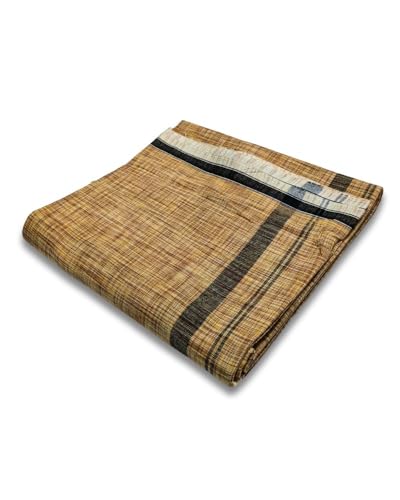 Image of Self Design Lungi & Dhoti for Men (Unstitched)| Lungi for Mens Cotton Blend | 2 Meter | Soft, Lightweight & Breathable Fabric | Ethnic Wear for Daily Use