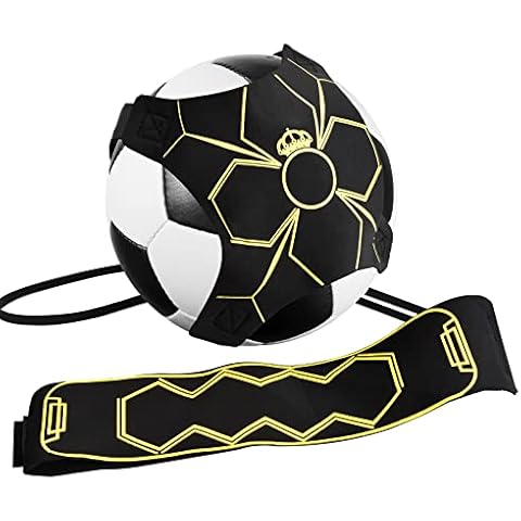 Naapesi Football Kick Trainer, Adjustable Football Training Belt, Football Training Aid Soccer Training Belt, Hands Free Soccer Belt Fit for Ball Size #3#4#5, Kids, Youth and Adults Cover