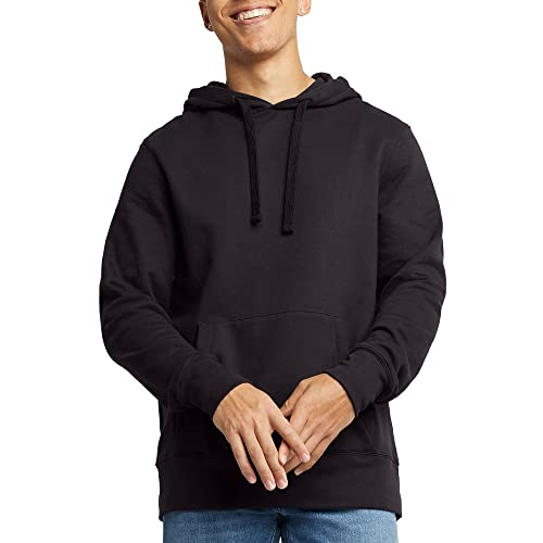 Hanes Men’s Originals Midweight Fleece Hoodie, Pullover Hooded Sweatshirt for Men