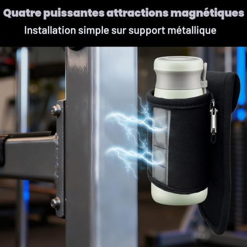 GZXUEHU Sac de Gym Magnétique,Aimants Puissants et Espace pour Tout Ranger – vue 4