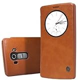 Quick Circle Case for LG G4 H815 H810 Nillkin Slim Flip Leather Cover Smart Sleep Wake Protection Shell for LG G4 5.5 