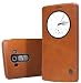 Quick Circle Case for LG G4 H815 H810 Nillkin Slim Flip Leather Cover Smart Sleep Wake Protection Shell for LG G4 5.5 " (Brown)
