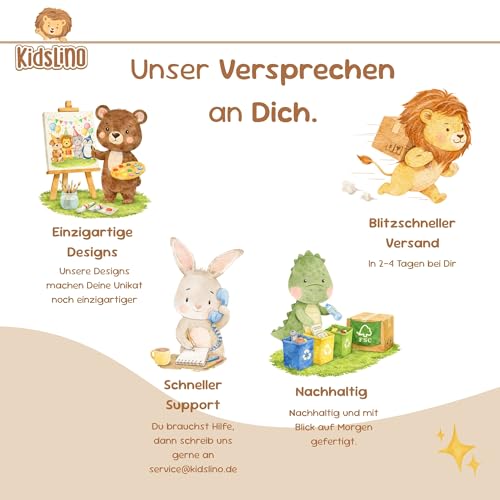Mainely Personalisierbarer Holz-Stapelturm Rosa – fördert Feinmotorik & Koordination – für Kinder ab 12 Monaten – mit Name & Geburtsdaten - Label Label