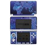 DeinDesign Skin Compatibile con Nintendo 3 DS Pellicola Adesivi Notte Mappamondo Mappa