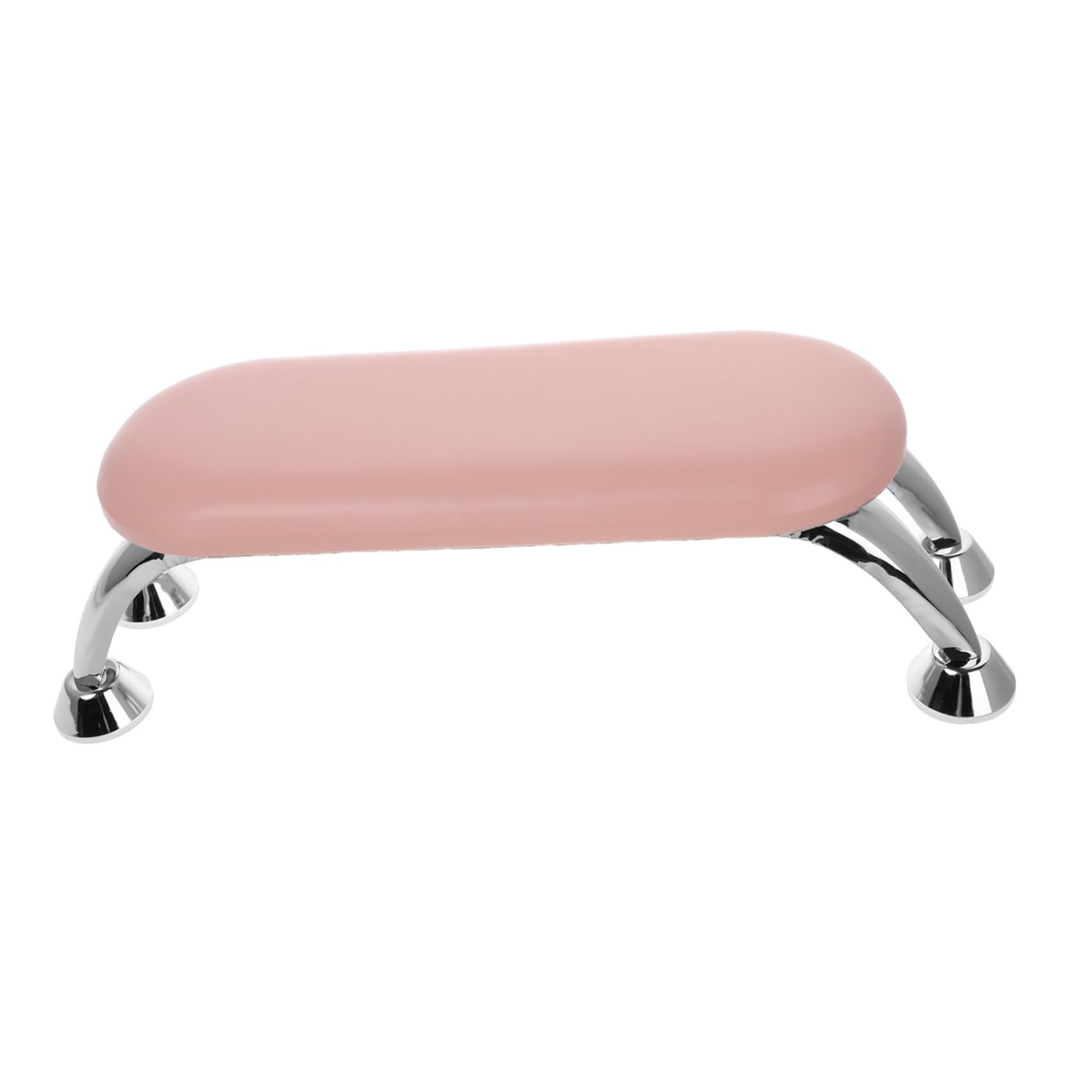 Poggiamani per Unghie Rosa in Pu e Ferro, Design Pratico, Compatto e Facile da Pulire, per Salone di Manicure e Formazione | Supporto per Nail Art, Design Pratico, Facile da Pulire, per Training Art