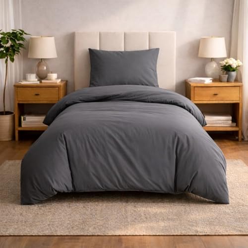 Komfortec Premium Superweiches Bettwäsche 2teilig 155x220 cm Bettbezug +...