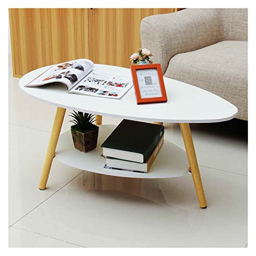 Dloett Wood Coffee Tables Living Room End Table Sofa Triangle Decor Side Tea Table Furniture For Home Office White #TOP28