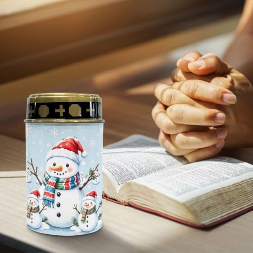 Image of Christmas Cemetery Solar Lights Flameless Candles