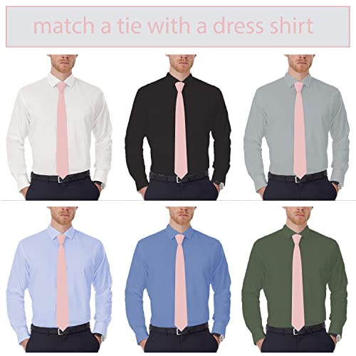 Image of Men's Oxford Matt Neckties Solid Color for Adults Tuxedo Classic Design, by Bow Tie Hosue