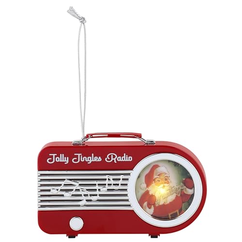 Mr. Christmas Mini Radio Ornament - Red