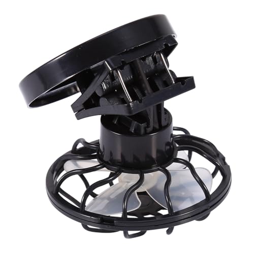 CHICIRIS Mini Ventilador Solar con Clamp/Holder, Aire Acondicionado de Refrigeración Ligero para Viajes, Acampadas, Senderismo, Vacaciones de Verano