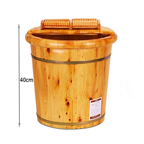 Baño de pies de madera spa bañera de pies miniatura 5