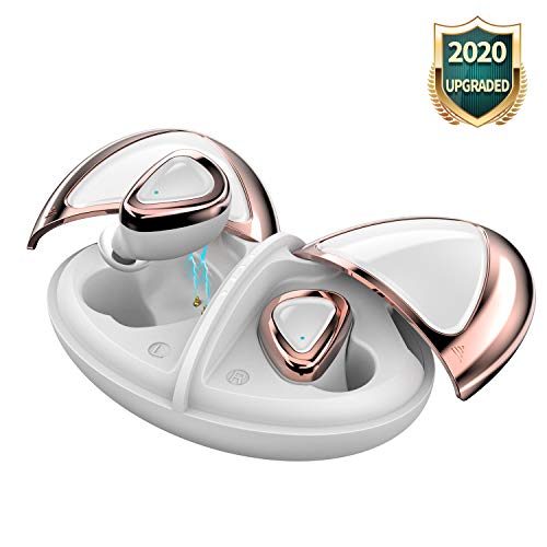 Ture Wireless Earbuds, 2020 Upgraded TWS Wireless Earbuds in-Ear Hi-Fi Stereo Sound