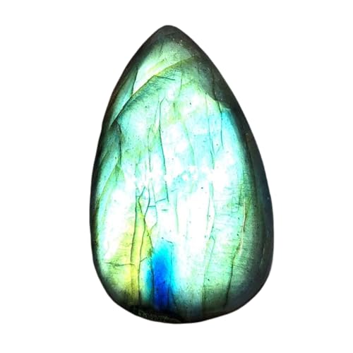 Labradorite naturelle GH_NAT_05190 cabochon poire de qualité pour bague et pendentif