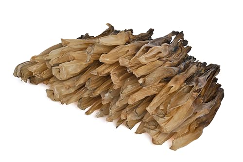 Kaureks Natur Hundeleckerlies, Kaninchenohren 2x500g ohne Fell Hasenohren, fettarm, Kauartikel, Kausnack