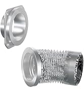Magnetic Dryer Vent Coupling Kit, 2.6ft 4" Airtight Seal Dryer Vent Hose, Heavy-Duty Dryers Vents...