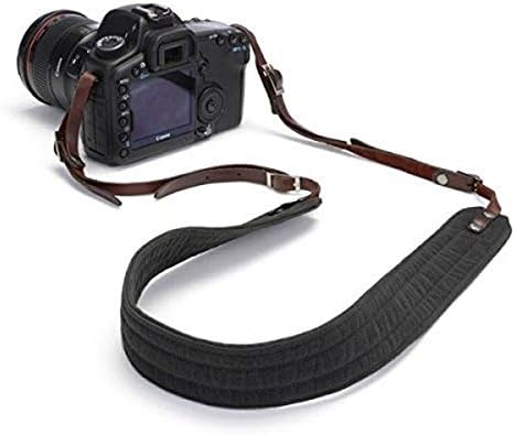 Ona - The Presidio - Camera Strap - Black Waxed Canvas (Ona5-023Bl)