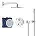 Produktbild GROHE Grohtherm - Duschsystem Unterputz mit Rainshower Cosmopolitan 210, chrom, 34732000