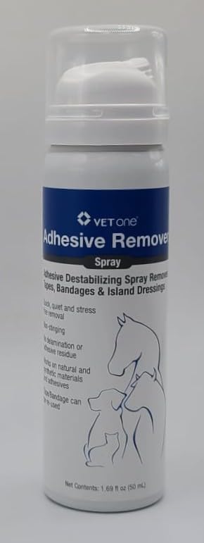 Vet One Adhesive Remover Spray, 50mL