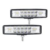【Hochwertiges Zubehör】Dieser LED-Scheinwerfer wurde mit reinem Luftfahrtaluminium verwendet, um das Hauptgehäuse, die CREE-LED der 4. Generation, ein PC-Objektiv mit hoher Dichte, einen hochgradigen reflektierenden Becher und Zubehör für die Installation aus Edelstahl herzustellen, mit dem der Scheinwerfer eingestellt werden kann Von 0° bis 90° Winkel können wir die Lampe nach der Installation mit dem Zubehör leicht schieben, perfektes Design für LED-Scheinwerferarbeiten