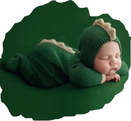 Ylsteed Dinosaur Costume Set - Newborn Photography Props, Boy & Girl Outfits, Infant Rompers, Photo...