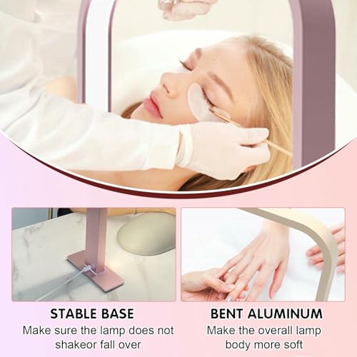 Lampe de bureau portable pour ongles led à intensité variable chez soi
