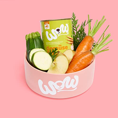 Hundefutter WOW PUR Nassfutter 100% Gemüse und Obst 6x400g