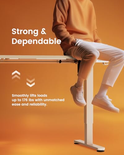 image for Ergear ErGear Height Adjustable Electric Standing Desk, 55 x 28 Inches