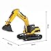 TOUCAN RC HOBBY HUINA Upgrade 580 1:14 Metal RC Excavator RC Bagger Model Engineering Vehicle Electric Ball Grabber 360 Rotating Shear Claw Sound Lights