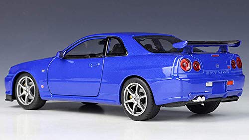 Amazon | ウィリー 1/24 ニッサン GT-R R34 Welly 1:24 NISSAN SKYLINE
