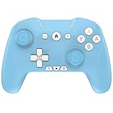 FONLAM Switch対応 コントローラー PC/Android/iOSも全対応 背面ボタン マクロ対応 ゲームパッド Switch2/OLED/Liteも対応 ゲームコン Bluetooth接続 手動/自動連射 振動/連射スピード調整 スリープ復帰 レイアウト切替(水色)