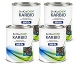 ButKarCHEM (2000 g) en carbure de carbone (Kabitt Kabitt carbitt pierres en carbure de tungstène) seulement 3 % de poussière Gaz longue durée (Carbure Lab Nr626398998) (expédition immédiate 24 heures)