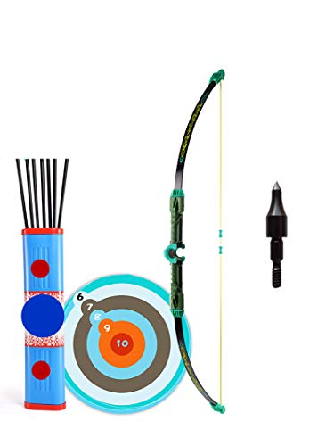 Erewa Pack Of 24 Black Screw-In Archery Field Points Arrow For Target Practice Shooting,100 Grain Each #TOP3