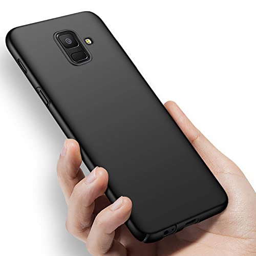 Image of Mobile Back Cover Case for Samsung A8 Plus (Silicone Case|CameraProtection|Black SC1510)