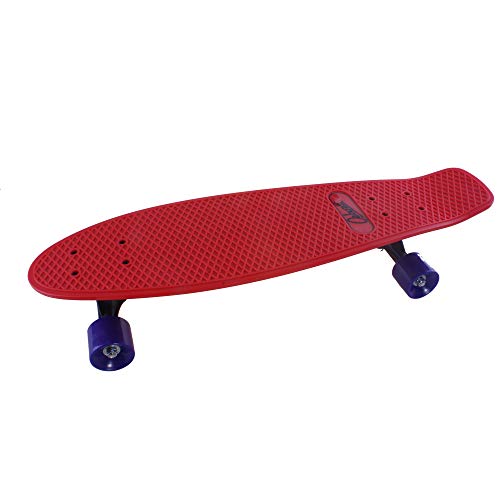 Skateboard en plastique OzBozz pour enfant stable de 68.6 cm contre les chutes