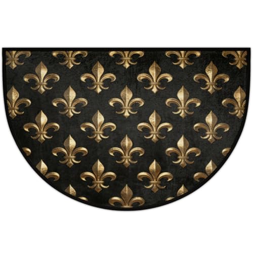 Tapete Semicircular Multicolor 91.4x61cm Antideslizante