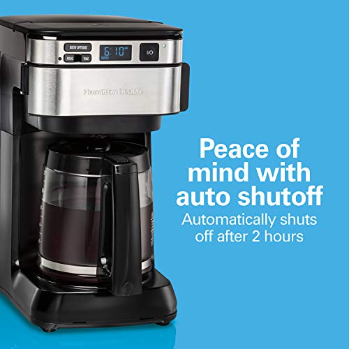 Hamilton Beach Programmable Coffee Maker, 12 Cups, Front Access Easy