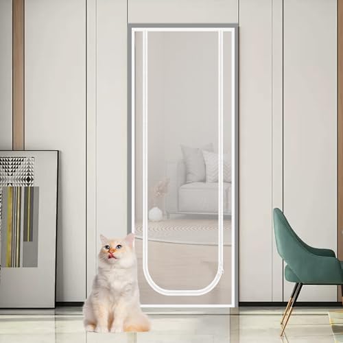 Puerta de malla con cremallera resistente para dormitorio y balcón 3